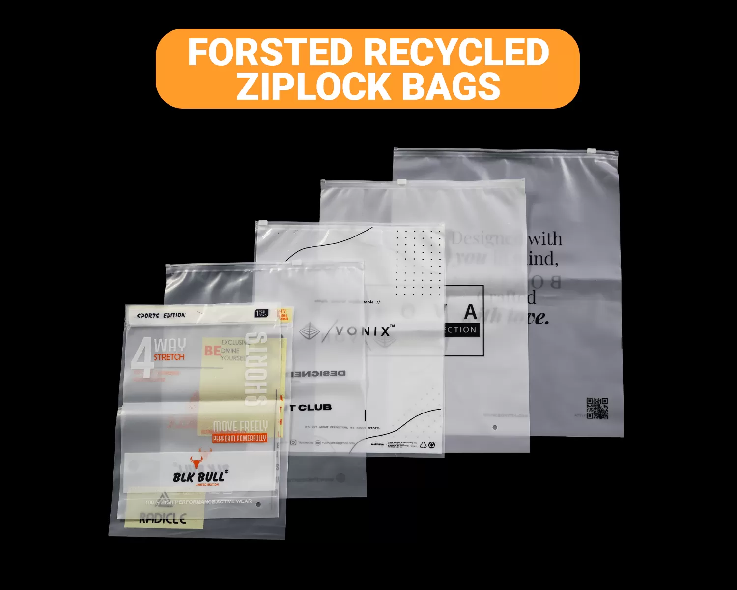 Frosted Ziplock Bags Manufacturer and Supplier