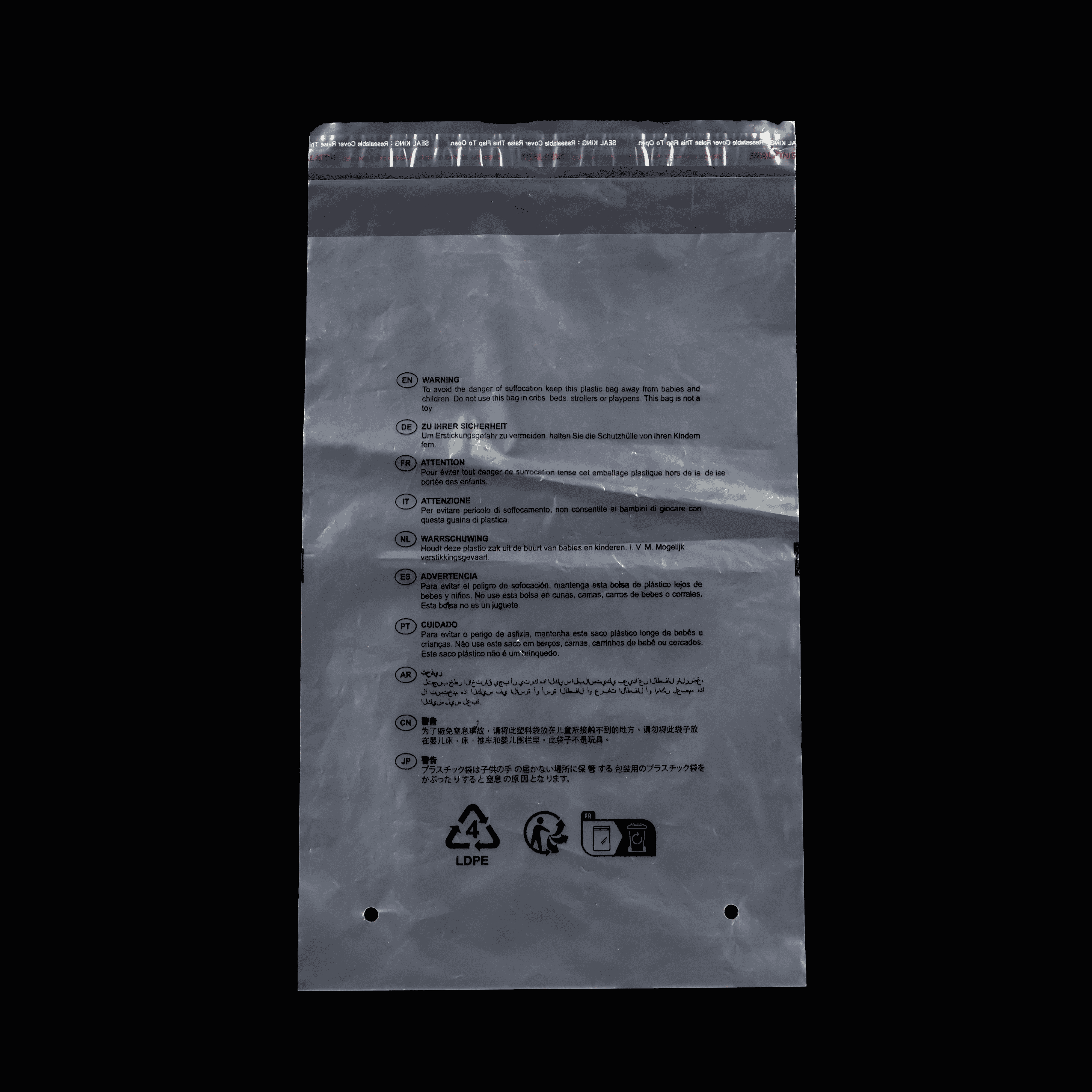 Recycled Poly EcoFlex Pouches bags