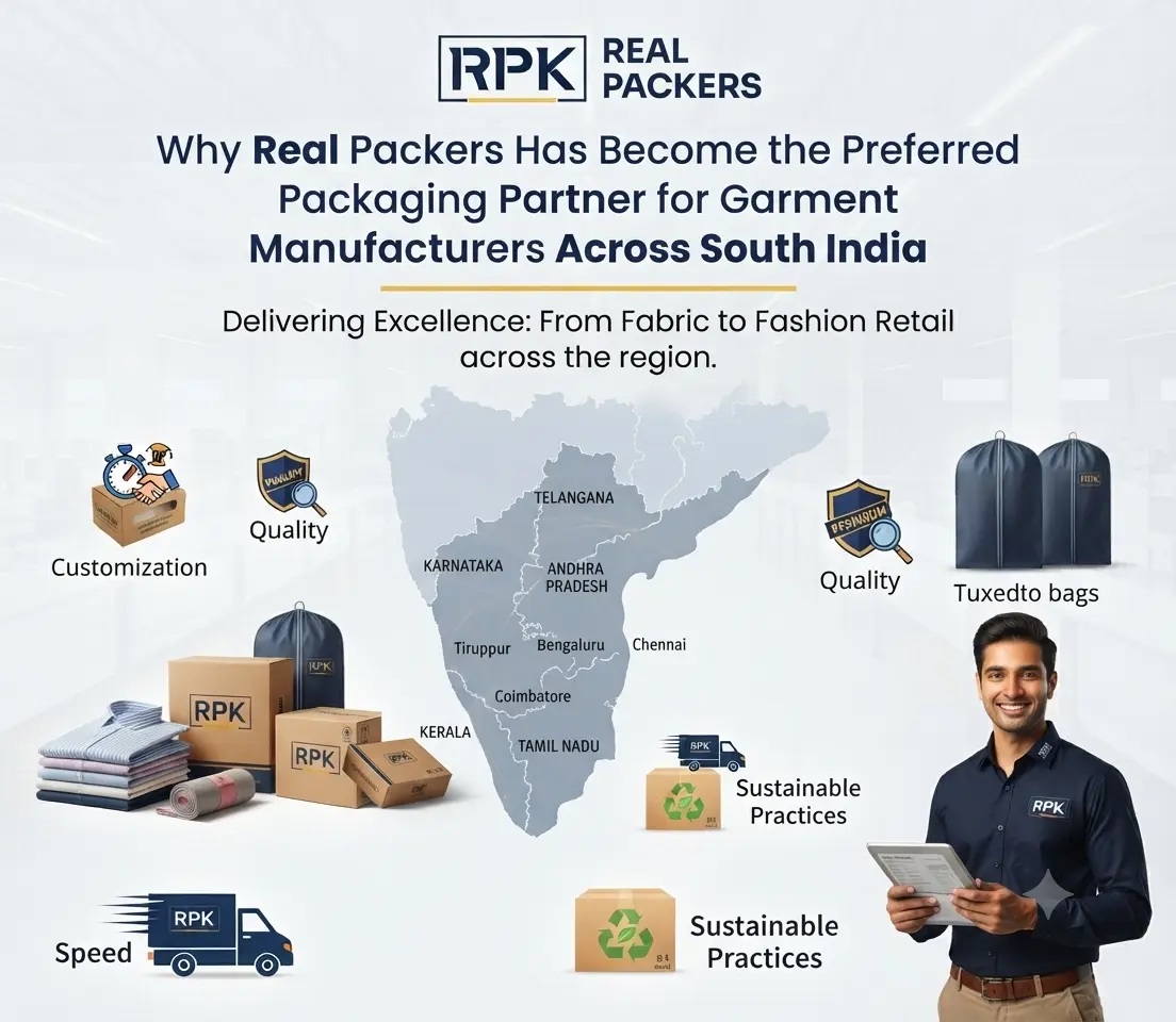 Why Real Packers Has Become the Preferred Packaging Partner for Garment Manufacturers Across South India