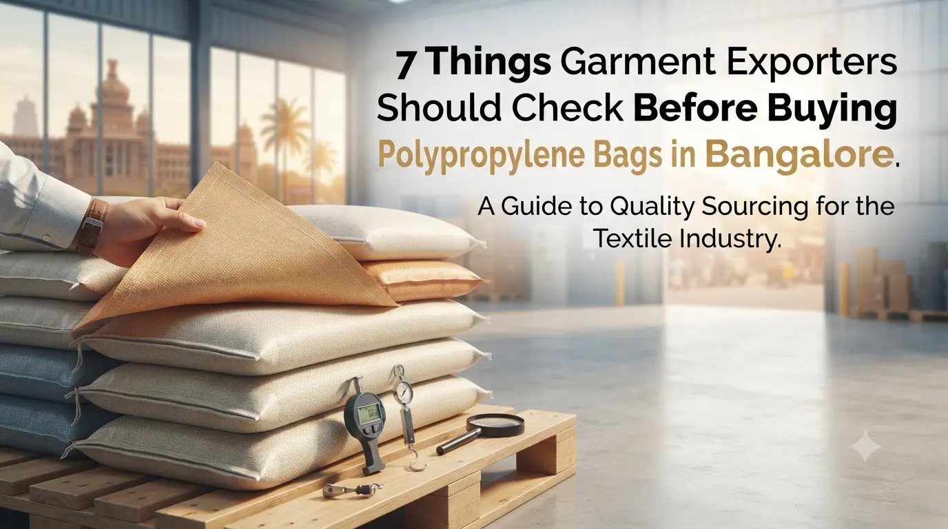7 Things Garment Exporters Should Check Before Buying Polypropylene Bags in Bangalore